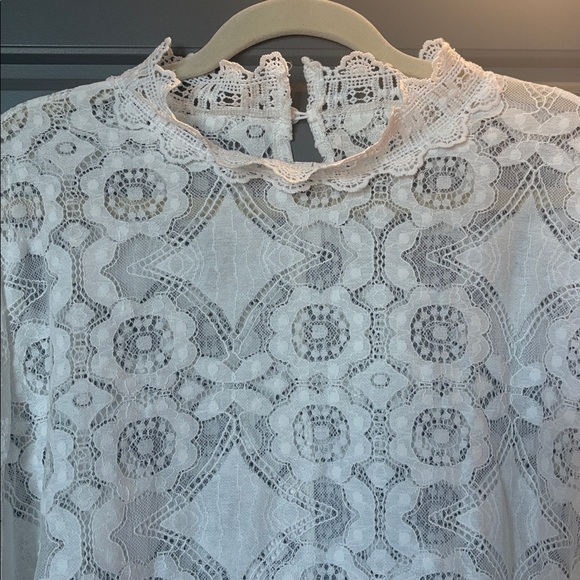 Sheer lace blouse - Picture 4 of 5